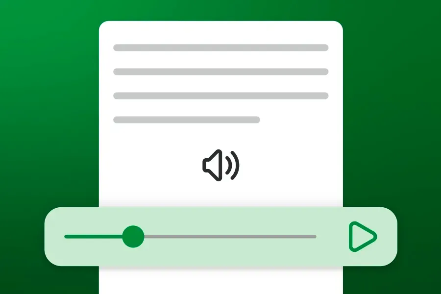 Text to speech (TTS)
