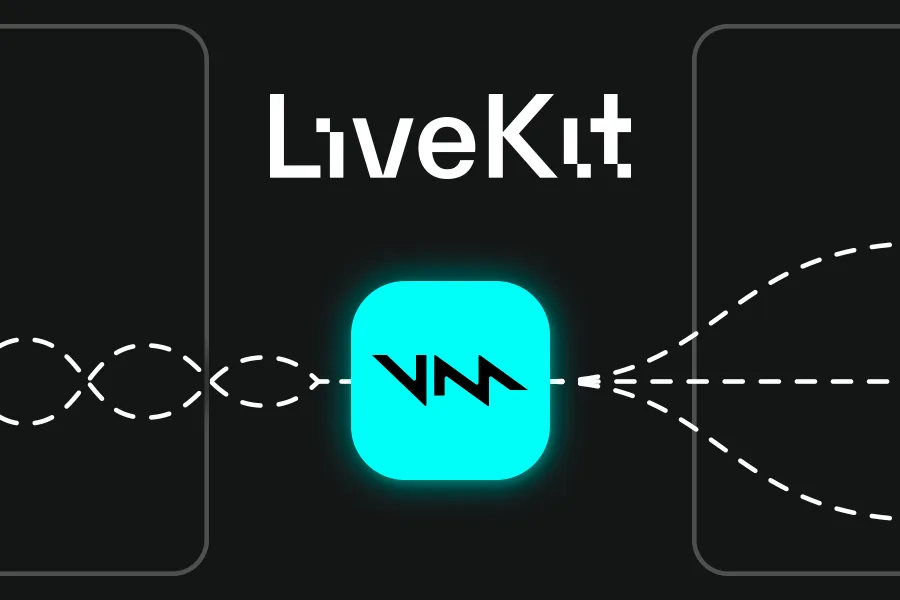 LiveKit VoIP room + Voicemod app
