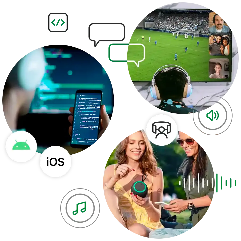 Switchboard audio pipeline for music apps