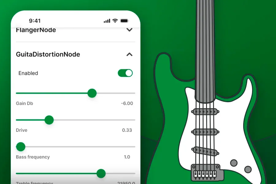 Guitar effects app