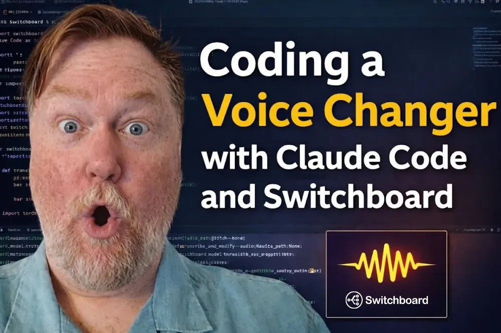 Building a Voice Changer with Claude Code and Switchboard